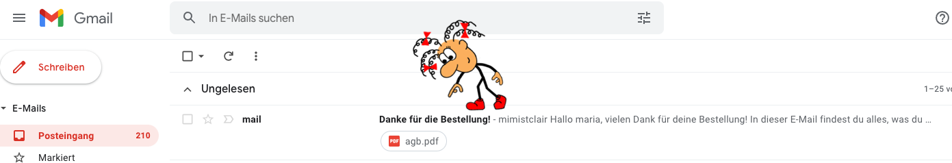Mail nach dem Kauf Mail nach dem Kauf