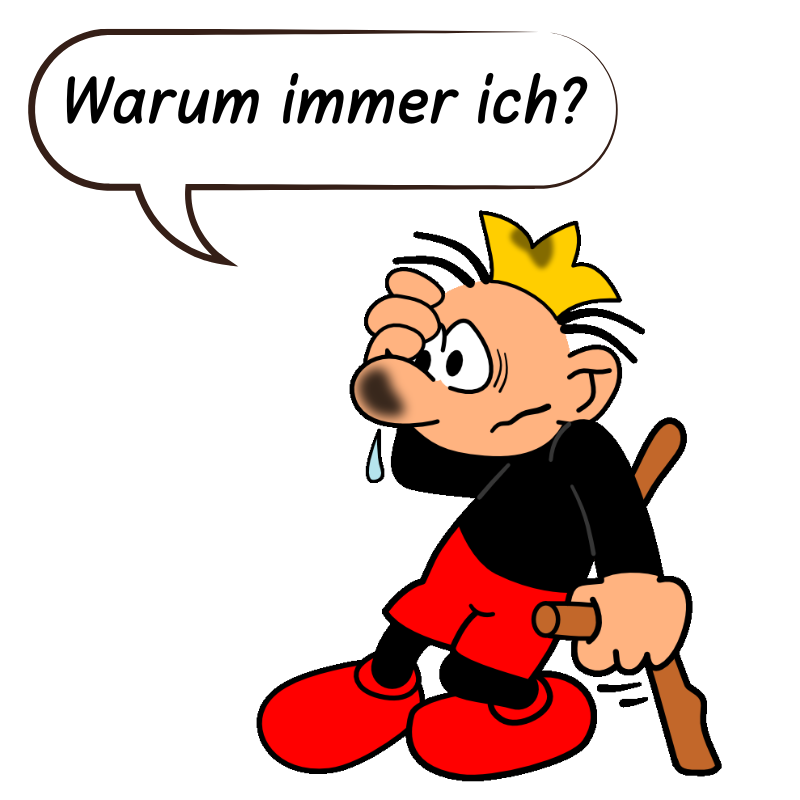Fragen Warum immer ich?